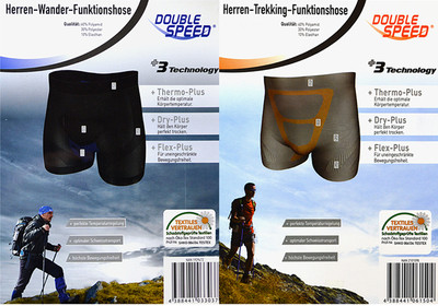 Trekking,Wander Funktionshose,+3 Technology,Thermo-Plus,Flex-Plus,Dry-Plus, Var.