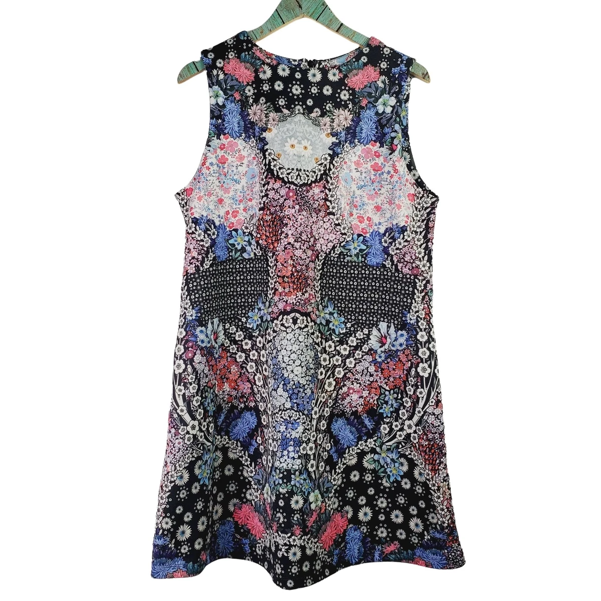 ASOS Floral Scuba Dress 04655209 Sz 14 eBay