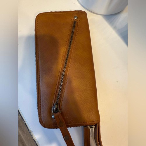 Free People Leder Geldbörse Clutch Armband