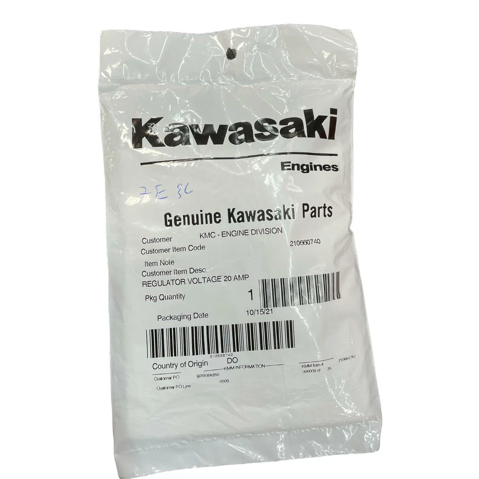 Regulador genuíno Kawasaki 21066-0740 20 AMP FX751V FX801V FX851V FX921V FXT00V - Imagem 4 de 4