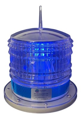 Britta Products SteadyON or Flashing 2NM IP67 Solar LED Marina Dock Barge Boa...