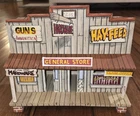 Vintage Marx Style Western Town Wooden Allan Roberts Handpainted General Store