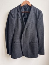Hugo Boss Black Label Stretch Blazer Sportcoat Men's 42R US / 52R IT Black White