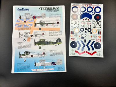1:48 Aeromaster Decals, Stringbags! Fairey Swordfish Mk.I & II Part 2 - 48-488