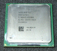 INTEL PENTIUM 4 3.4 GHz PROCESSOR, 800 MHz BUS, SL7E6, SOCKET 478, US SELLER