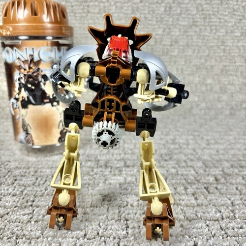 2002 Lego Bionicle POHATU NUVA 8568 Complete Figure Canister Manual Toa RETIRED - Picture 7 of 11
