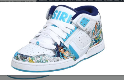 Osiris South Bronx Skate Shoes Girls White Wisdom Skateboard hip hop women sz 7