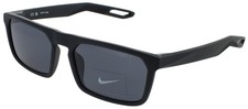 NIKE NV03 DZ7374 010 Sunglasses MATTE BLACK Frame DARK GREY Lenses 55 mm