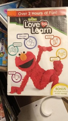 Sesame Street: Love to Learn (DVD, 2016) Elmo Bonus Feature Tall/DVD Case