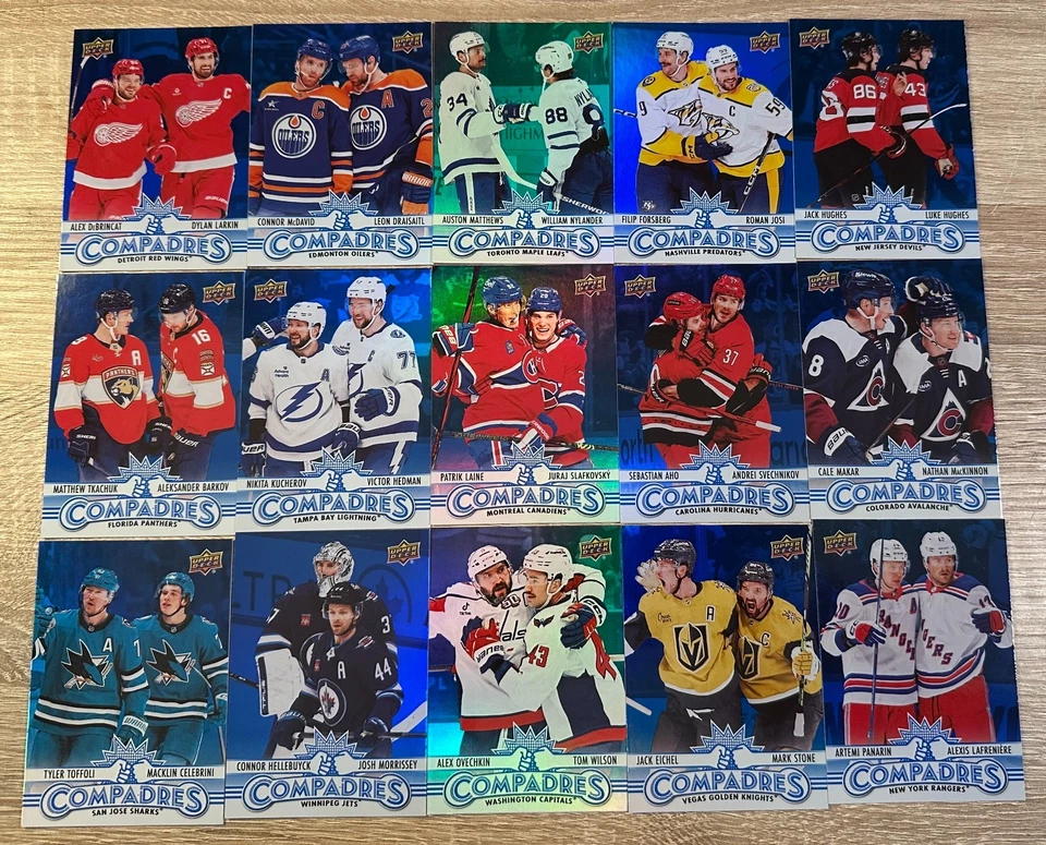 2025-26 UPPER DECK HOCKEY SERIES 1 ALL SUBSET INSERTS PICK FROM LIST-FINISH SETS - Image 2 of 4