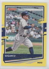 2020 Panini Donruss Nickname Variation Yellow Jose Altuve (Gigante) #159 0c6