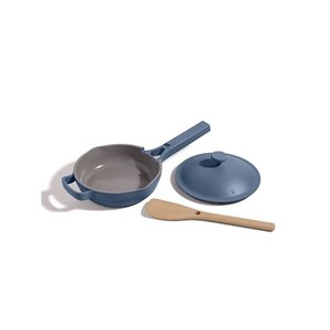 Our Place Aluminium céramique antiadhésif 1.2L Cuisinière Cuisson Pan Set Crème 3pc