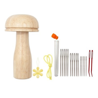 Hardwood Sewing Tool Set for Darning Socks Sewing Thread Clothes DIY Hand