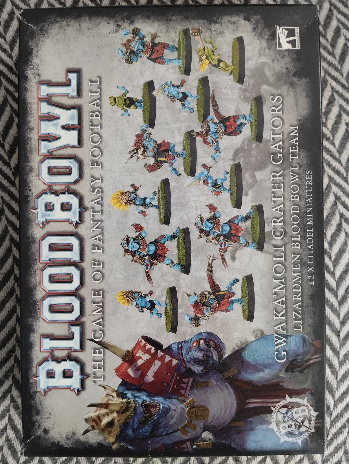 Blood Bowl Lizardmen Team figurines en plastique modulables