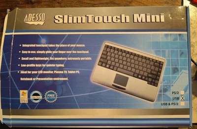Adesso AKB-410US Wired Mini Touchpad USB Keyboard Tested