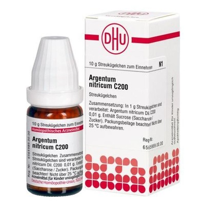 ARGENTUM NITRICUM C 200 Globuli 10g PZN 2893479