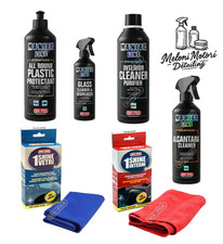 Kit Pulizia Interni Auto Alcantara Mafra Maniac Line con Panni in Microfibra