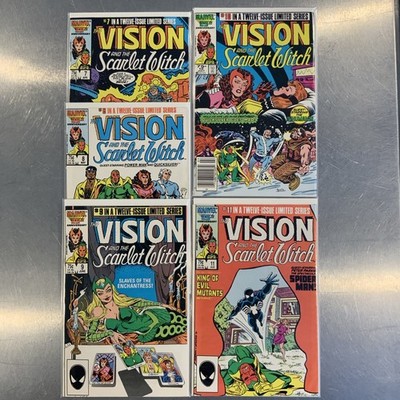 Vision and the Scarlet Witch #7-11 Vol. 2 1986 VF/NM Marvel Comics