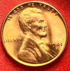 1941-S MINT ERROR Lincoln Wheat Cent Penny GEM RED BU From a  Original Bank Roll