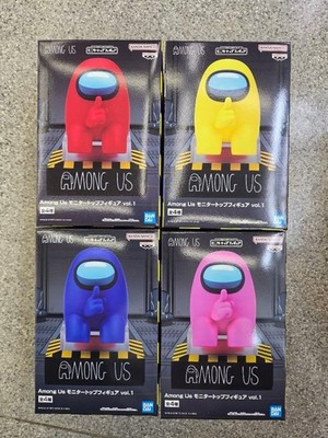 Among Us Monitor Top Figure Vol. 1 Complete set 4 types 10 cm BANDAI Japan