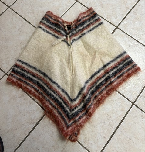 AROLAN KUTOMO 100% Mohair Women's PONCHO-Free Size