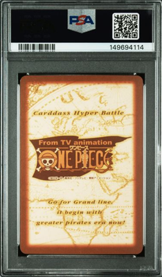 PSA 9 One Piece Carddass Hyper Battle 1999 Straw Hat Crew S01