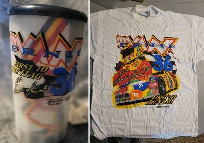 Vintage Ernie Irvan M&M Racing Team Shirt Nascar XL Tultex 1999 Mug T's NEW 