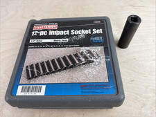 Craftsman 12 Pc Deep Metric Impact Socket Set 12 Drive 6-point With Case - Usa Craftsman 12 Pc Deep Metric Impact Socket Set 12 Drive 6-point With Case - Usa