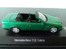 MERCEDES CLK CABRIOLET vert 1:43