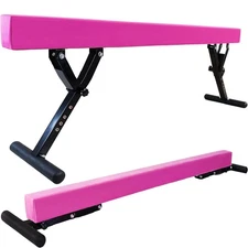 Adjustable Balance Beam for Kids 8FT Gymnastics Beam of All Gymnastic Levels,...