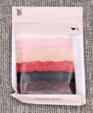 Victoria's Secret NEW XXL Lace Up Cheeky Panties 5 Pack Multi Sheer Floral 28