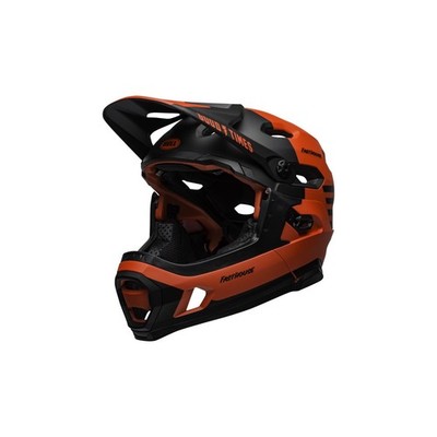 Bell SUPER DH Spherical Fahrradhelm mat/gls red/black fasthouse L Rot