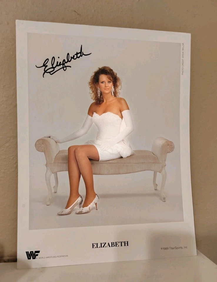 WWF Miss Elizabeth officially licensed 1988 original Promo Photo, WWE - Image 2 of 4