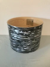 DW Collector’s Maple Standard 13x10 Tom Shell, Black Oyster Finishply Wrap, Pure