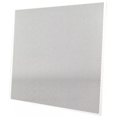 Plaque de plafond perforée 600 x 600 mm à encastrer dans les plafonds modulaires - Photo 1/4