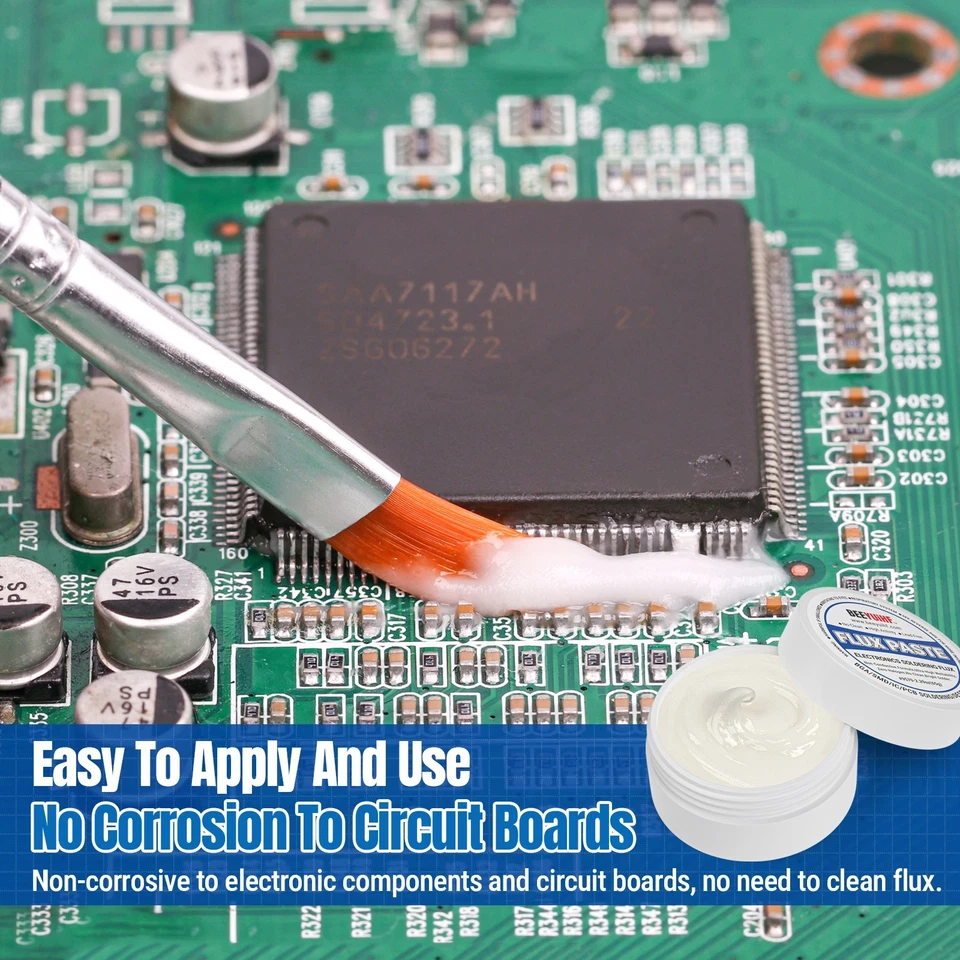 No Clean Rosin Soldering Paste Flux for Electrical Components (2.29oz/65g) - Image 2 of 4