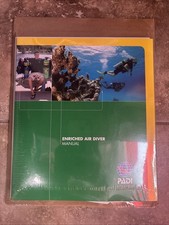 PADI Enriched Air Diver (Nitrox) Manual New With Slate