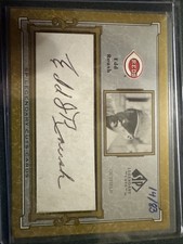 2001 SP Legendary Cuts Autographs Edd Roush #C-ER 14/83 (AU)