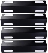 Votenli P9935A (4-Pack) 15 3/8 inch Porcelain Steel Heat Plate and Heat Shiel...