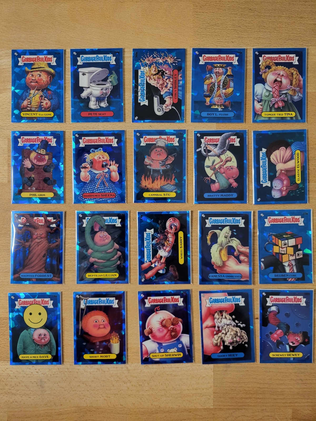 Garbage Pail Kids 2025 SAPPHIRE 5 FULL BASE SET (100 CT)