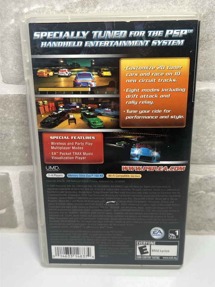 Need for Speed: Underground Rivals - Sony PSP - No Manual - Image 3 of 4