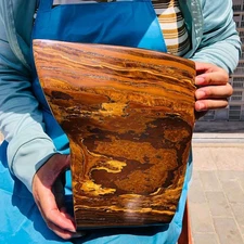 4790g Rare Natural Beautiful Tiger Eye Mineral Crystal Specimen Healing 1016