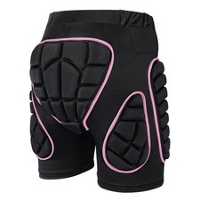 OHMOTOR 3D Padded Protective Shorts Hip Butt EVA Pad Short Pants Heavy Duty Prot