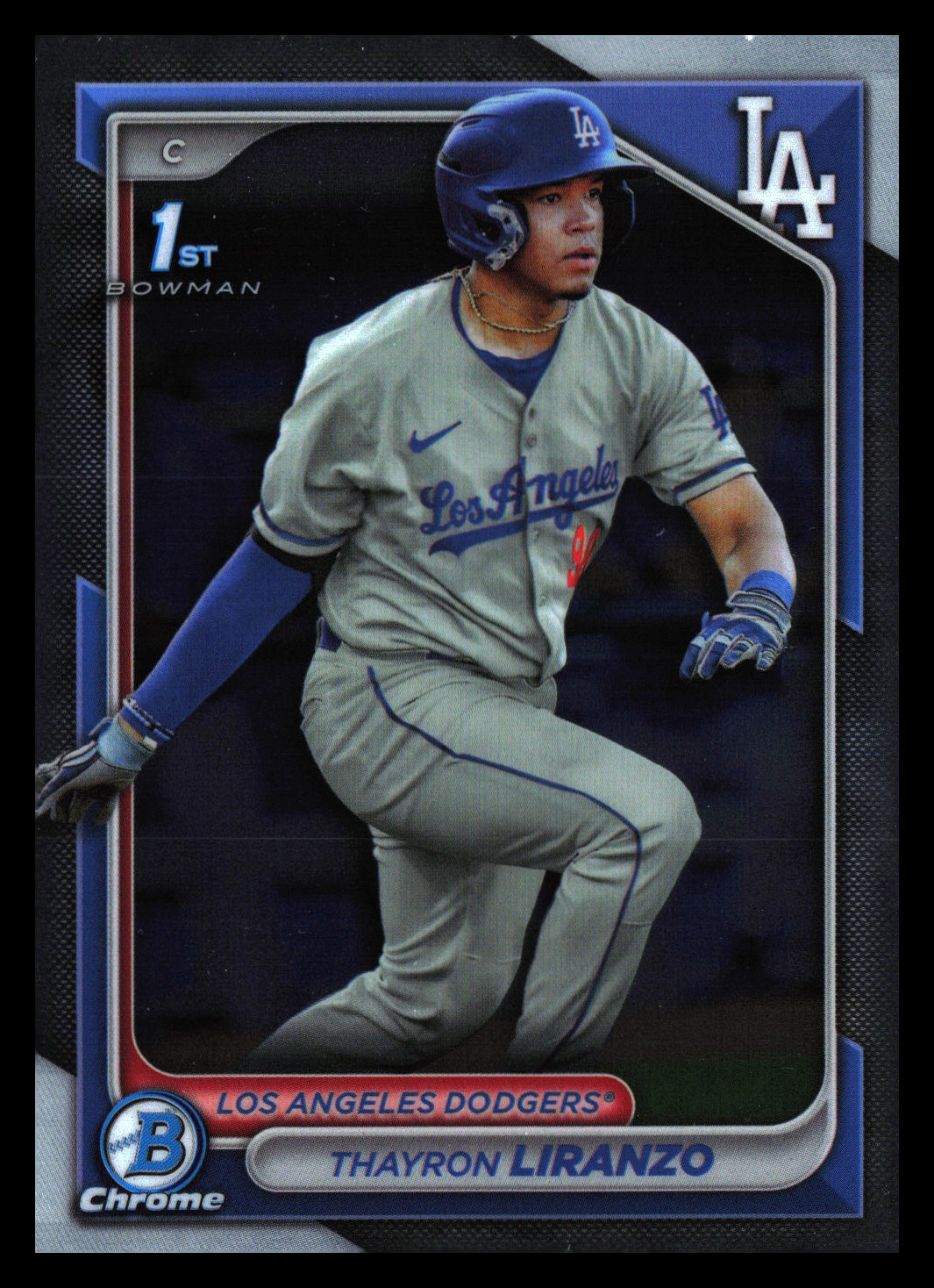 2024 Bowman Chrome #BCP-182 Thayron Liranzo 1st Bowman Prospects - Dodgers