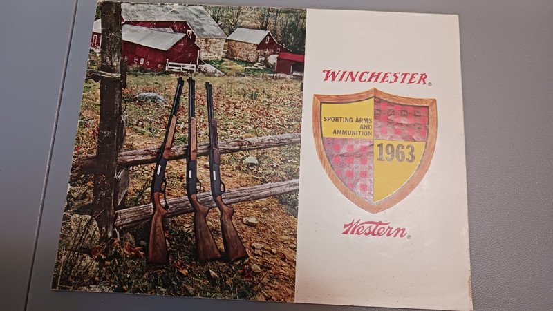 1963 WINCHESTER WESTERN FIREARMS CATALOG