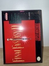 Final Fantasy II SNES Box Manual Insert No Map Authentic Nintendo USA
