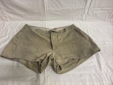 Vintage 1930s Lowe Campbell Size 32 Men's Padded Hip Basketball Shorts Belted