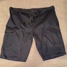 Galaxy By Harvic Men's Button Closure Cargo Shorts Gray Size Regular 48