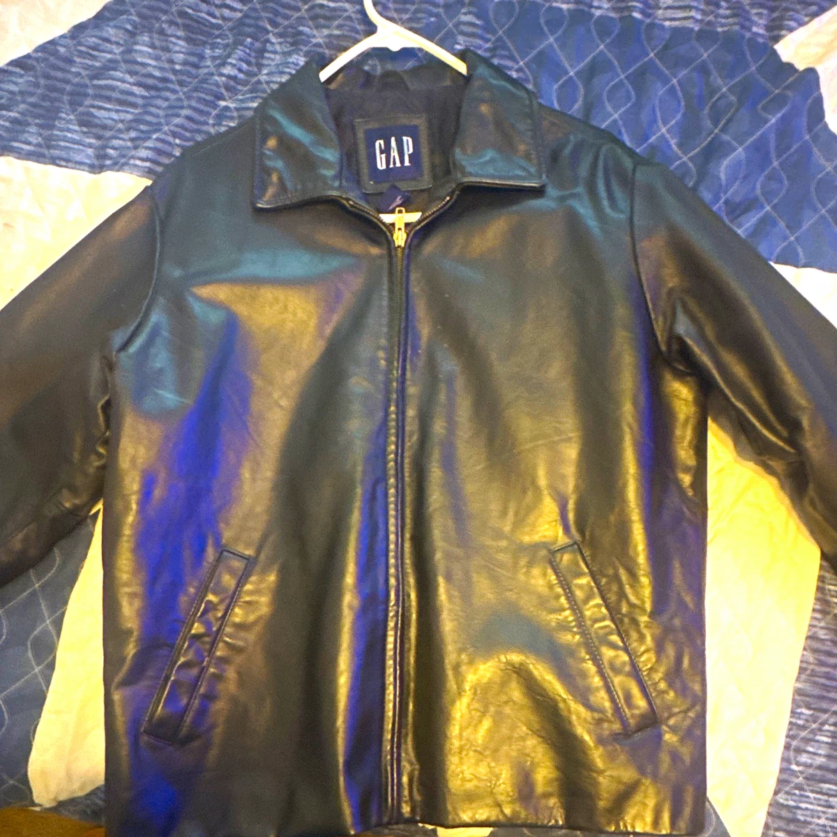 ジャケット・アウター Deadstock OLD GAP Leather Jacket 25+ Gap Leather Outer Shell Coats, Jackets & Vests for Men for