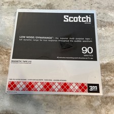 NOS Vintage Scotch 7" Reel to Reel blank tape 212 90 minute